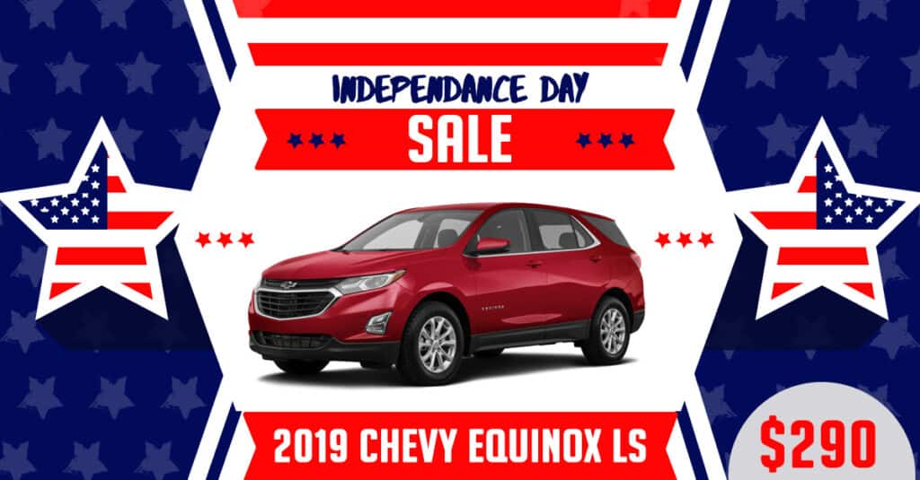 2019 Chevy Equinox Fourth of july lease deal