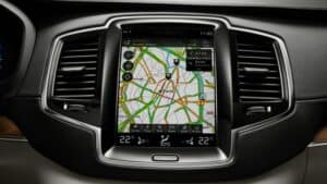 Volvo XC90 Touch Screen Navigation Screen Display