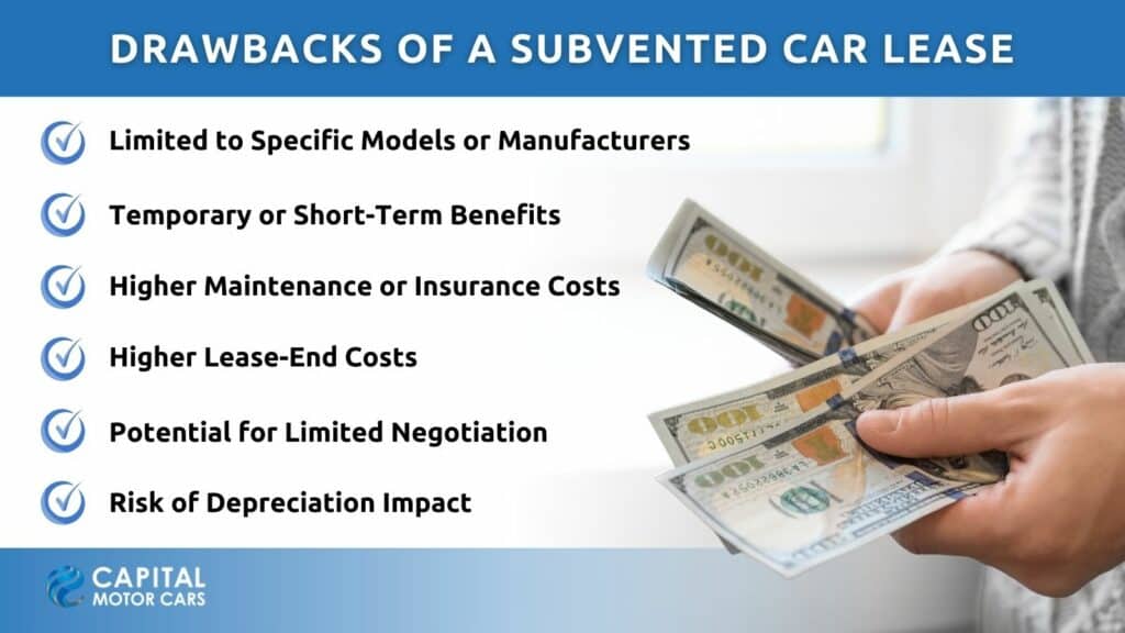 Drawbacks of a Subvented Car Lease