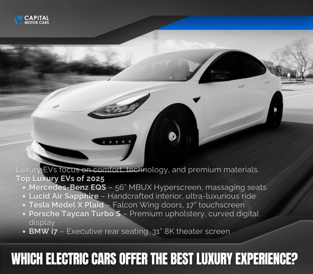 Which Electric Cars Offer the Best Luxury Experience