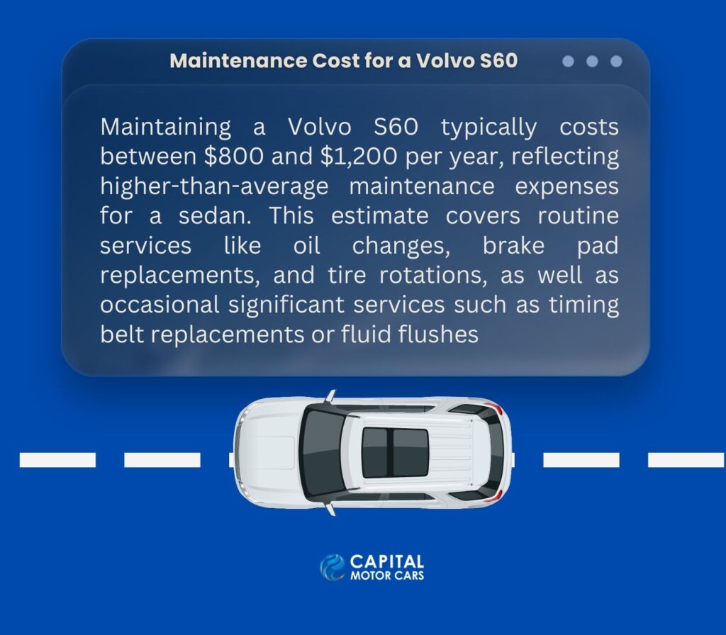 Maintenance Cost for a Volvo S60